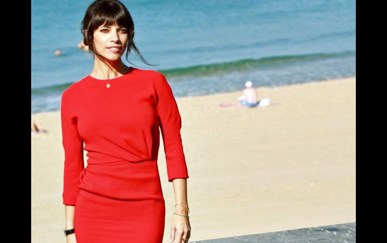 Maribel estuvo en el Festival de San Sebastián, donde se presentó la película ''Blancanieves''. EFE  /