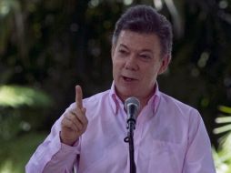 El presidente colombiano agradece la colaboración de Venezuela. ARCHIVO  /