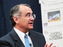 Víctor M. González Romero, secretario general de Gobierno. Dijo que se está analizando el convenio para tomar la dirección del SIAPA.  /