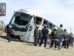 El accidente dejó 10 personas lesionadas. ARCHIVO  /