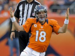 Payton Manning no pudo llevar a los Broncos a una victoria en casa. AP  /
