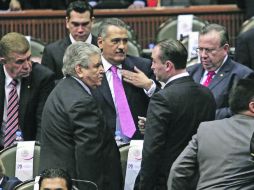 La cordialidad pasará a segundo término en la búsqueda de posiciones para encabezar grupos legislativos. EL UNIVERSAL  /