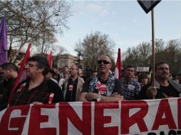 Un ejemplo podría se: ''-este jueves, en la víspera de una huelga de 24 horas''. ARCHIVO  /