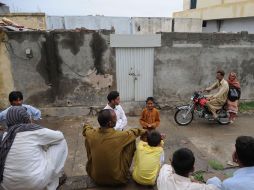 Vista de la casa de Rimsha Masih, la niña cristiana acusada de blasfemia en Pakistán.  ARCHIVO  /