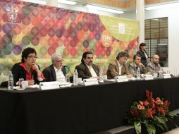 En conferencia, hoy se presentó el programa de la Feria Internacional del Libro de Guadalajara.  /