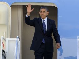 El presidente de Estados Unidos, Barack Obama, en su llegada a Nueva York. AP  /