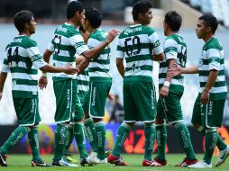 Con altibajos, Santos ha sufrido los estragos del campeonato, pues no ha sabido equilibrarse en las recientes jornadas. MEXSPORT  /