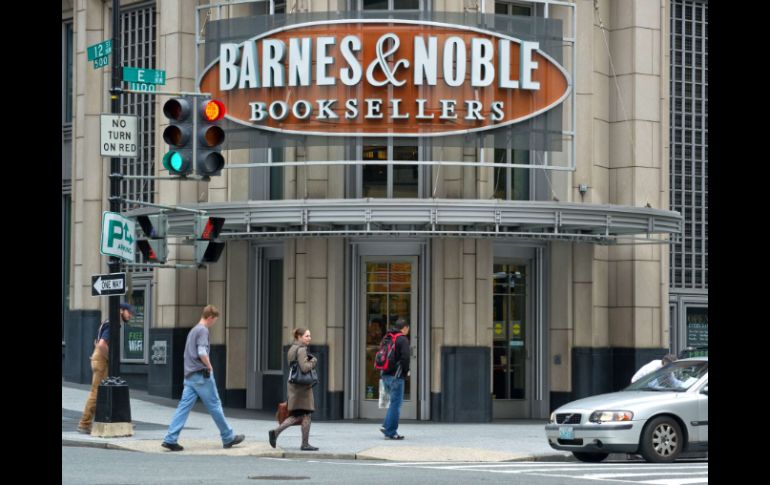 Barnes & Noble es una de las mayores cadena de librerías de EU, cuyas tabletas Nook han sido favorecidas por los compradores. AFP  /