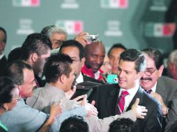 Actividad. Enrique Peña Nieto asistió a un foro sobre inclusión de personas con discapacidad. REUTERS  /