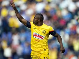 Christian Benítez está en duda para jugar el sábado con las Águilas. MEXSPORT  /