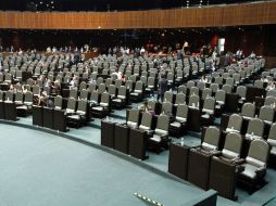 Las bancadas del PRI y del PAN discuten los pros y contras de dicha reforma. ARCHIVO  /