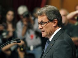 El presidente de Cataluña, Artur Mas, planteó esta semana la posibilidad de realizar un referéndum sobre la autodeterminación. ARCHIVO  /