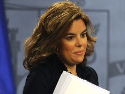 La vicepresidenta del Gobierno, Soraya Sáenz de Santamaría. EFE  /