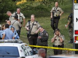 La policía reportó que el atacante está prófugo. AP  /