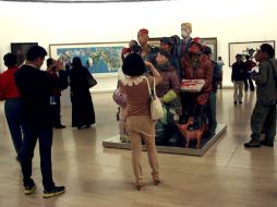 Un total de 84 países exponen en esta bienal, destacando la participación hispánica. EFE  /