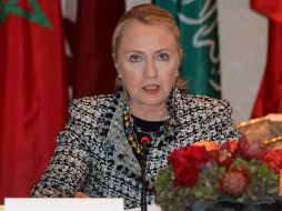 La secretaria de Estado de EU, Hillary Clinton, se reunió con el grupo de páises Amigos de Siria. REUTERS  /