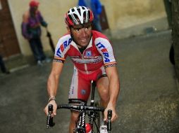 El español Joaquim Rodríguez se convirtió este sábado en el primer ciclista español que gana el Giro de  Lombardía. AFP  /