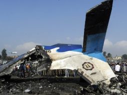 La grabadora de voz de cabina y la caja con los datos de vuelo fueron recuperados. AFP  /