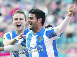 Carlos Vela lleva dos tantos en la temporada, ambos por la vía penal, por lo que se ha convertido en el tirador oficial del equipo. EFE  /