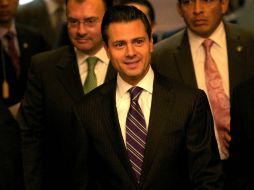 Enrique Peña Nieto considera que la reforma ayudará al crecimiento económico del país. ARCHIVO  /