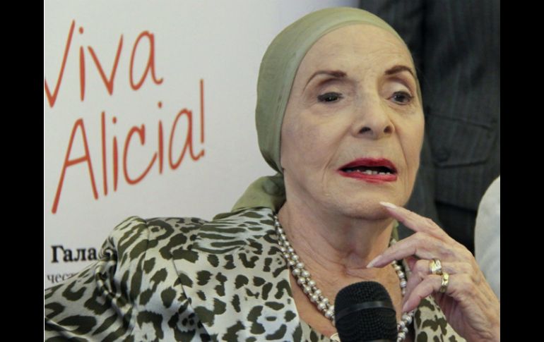 La bailarina cubana Alicia Alonso. ARCHIVO  /