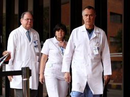 El Felipe Gómez y el equipo que le ayudará en la intervención.  /