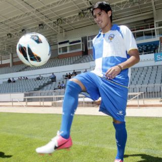 Ulises Dávila feliz en el Sabadell