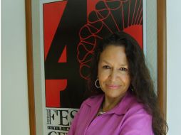 Lidia Camacho agradeció la colaboración de los invitados de honor. AP  /