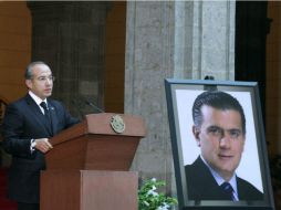 El homenaje se lleva a cabo en el patio de Honor de Palacio Nacional. ARCHIVO  /