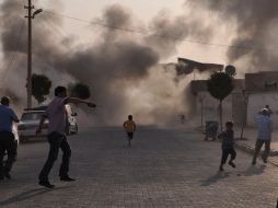 Turquía bombardeó objetivos dentro de Siria en represalia por un obús lanzado an un pueblo turco cercano a la frontera. REUTERS  /