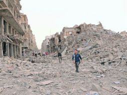 Así luce el barrio de Saladino en Alepo, ciudad del Norte de Siria, tras los bombardeos del Ejército contra los rebeldes. REUTERS  /