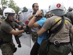 La protesta es una muestra grave de la situación en que se encuentra Grecia. EFE  /