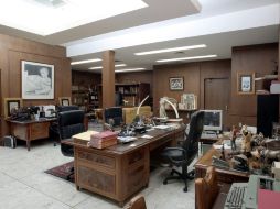 Oficina de Don Jorge Álvarez del Castillo Zuloaga, de la cual la nueva biblioteca cuenta con una réplica idéntica. ARCHIVO  /
