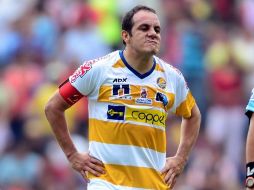 'Cuau' recibe esta multa luego de haber realizado gesticulaciones en contra del árbitro Jorge Adán Tonix. ARCHIVO  /