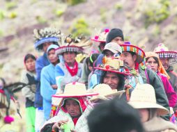 Invadidos. El pueblo Wixárica exige que las compañías mineras se retiren de su lugar sagrado.  /
