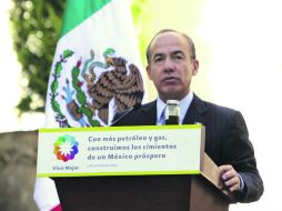 Calderón destacó que el Supremus 1 es un pozo “especialmente complejo” porque se encuentra a 2,874 metros de profundidad del mar. NTX  /