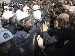 Las dificultades económicas que atraviesa Grecia han provocado el descontento de grandes sectores de la población. ARCHIVO  /