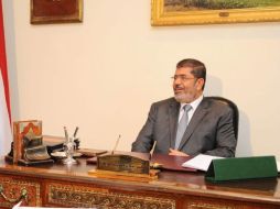 Mohamed Mursi defendió su mandato, aunque afirma lo que se ha logrado no es suficiente. ARCHIVO  /