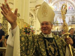 El purpurado tapatío inició sus actividades desde este sábado al recibir indicaciones sobre su encomienda ante la Iglesia. ARCHIVO  /