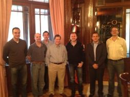 Videgaray en su cuenta de Twitter @LVidegaray publicó al final de la reunión la imagen. ESPECIAL  /