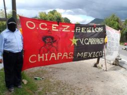 El grupo de manifestantes exigen también la liberación de diversos “presos políticos” de esas organizaciones. EL UNIVERSAL  /