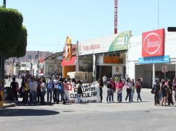 Los estudiantes normalistas han dicho que tomaron estas medidas debido al rechazo de la Reforma Educativa federal. ARCHIVO  /