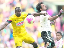 Nulificado. El goleador del América, Christian Benítez, no pudo hacer de las suyas. MEXSPORT  /