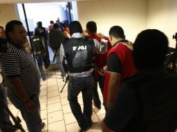 Los presuntos responsables fueron presentados a la SIEDO con lo asegurado, para determinar situación jurídica. ARCHIVO  /