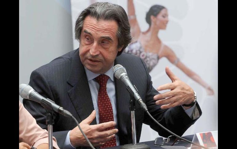 Riccardo Muti se presentará este lunes en el Teatro Juárez, bajo el marco del Cervantino. NTX  /