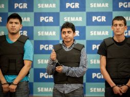 Salvador Alfonso Martínez Escobedo, alias ''La Ardilla'' (c), presunto jefe regional de los Zetas en Tamaulipas. XINHUA  /