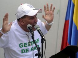 Ex jefes paramilitares han exhortado a apoyar las negociaciones de paz. EFE  /