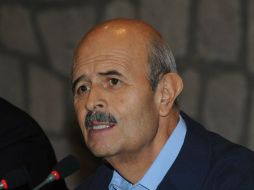 El gobernador Fausto Vallejo ofreció una rueda de prensa para hablar sobre los movimiento que normalistas realizan en la entidad. NTX  /