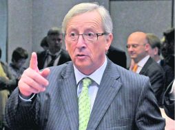 Jean-Claude Juncker,  jefe del Eurogrupo, dijo que el MEDE constituye una etapa histórica en la construcción de la unión monetaria. EFE  /