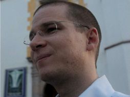 Anaya señala que la fe de erratas debió ser enviada al Senado para incluirla. ARCHIVO  /